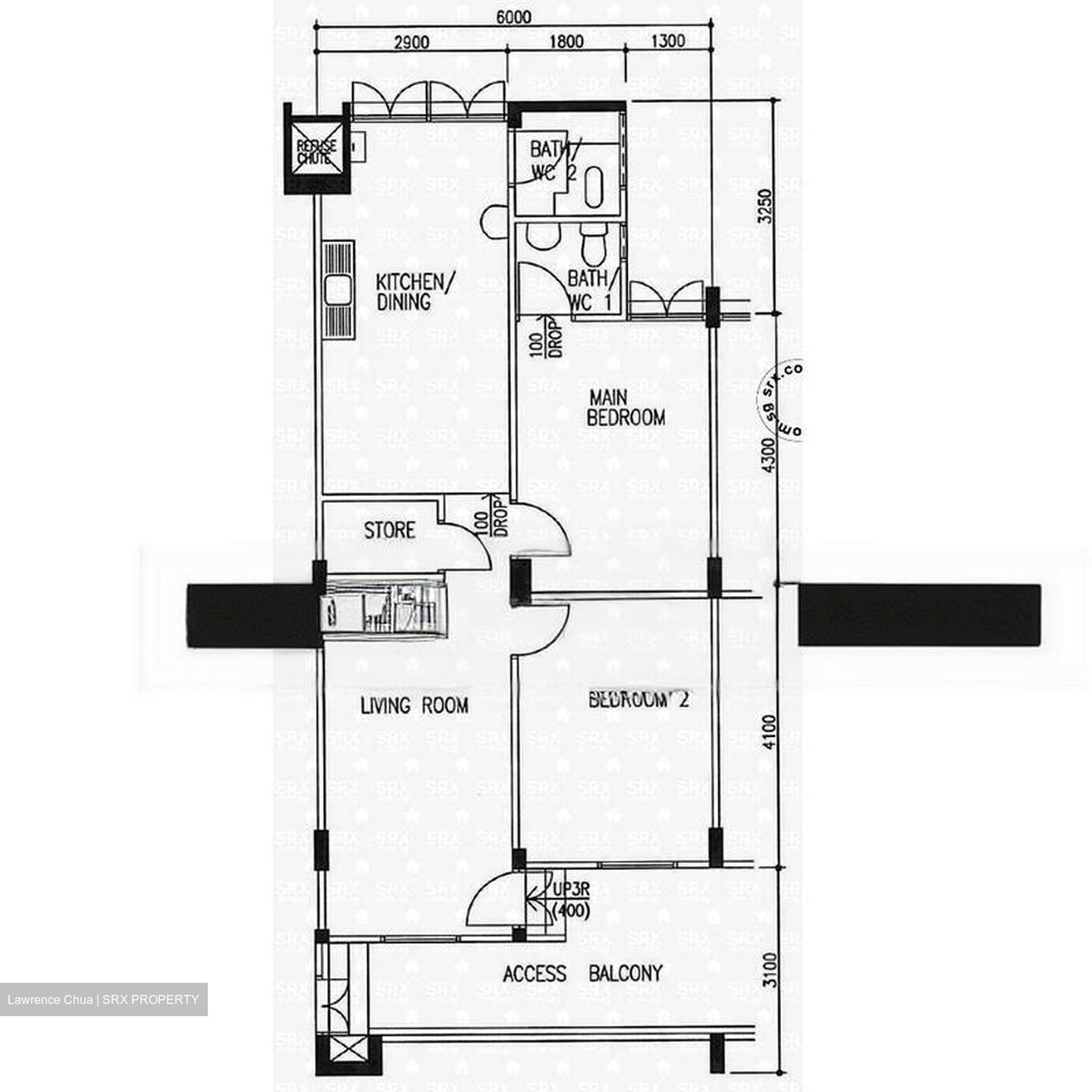 Blk 101 Hougang Avenue 1 (Hougang), HDB 3 Rooms #458186841